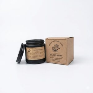 Luxury Black Jar Aroma Sensation Candle